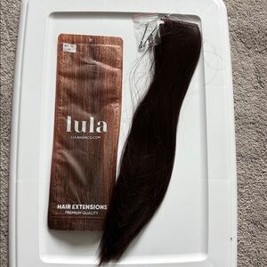 Lula Hair Extensions in Dark Brown, Halo